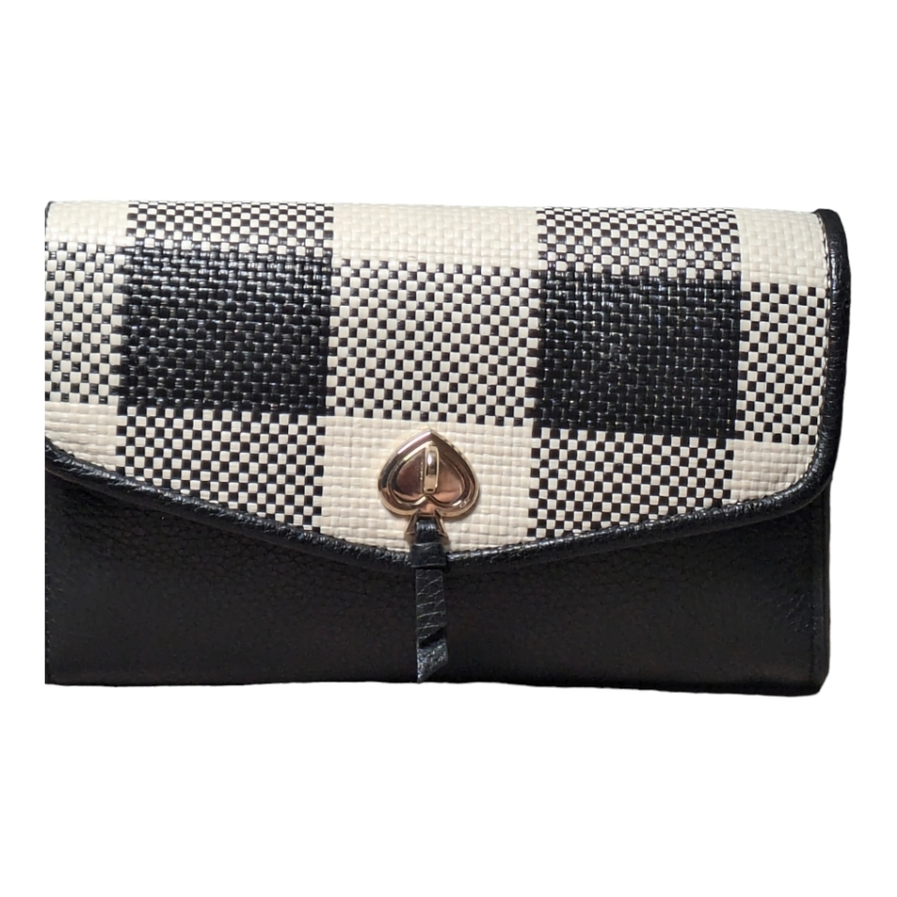 LIKE NEW Kate Spade Double Up Gingham Field Crossbody